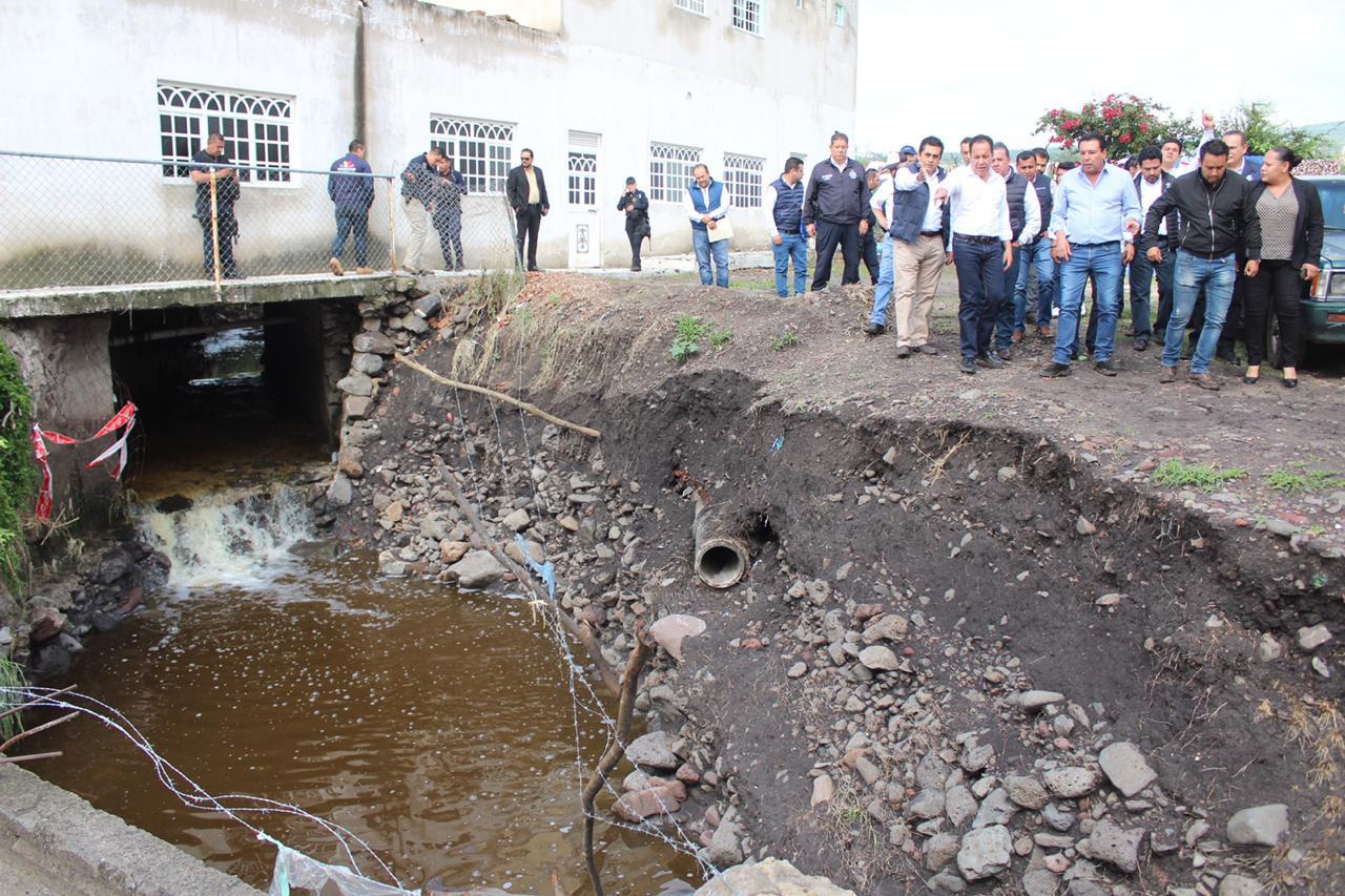 Se reconstruirán viviendas en Jiquilpan tras tromba del pasado viernes