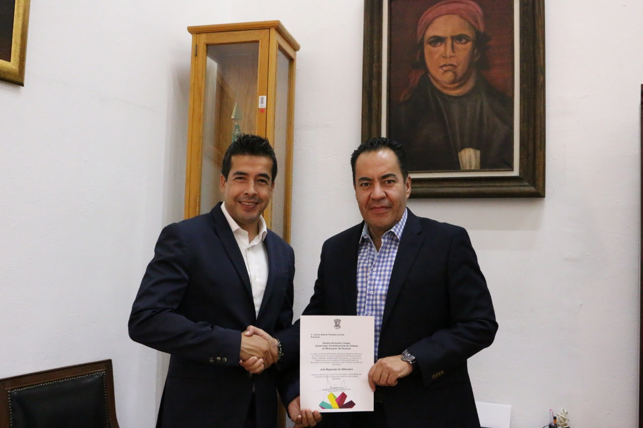 Nombra Carlos Herrera jefe Regional en Zitácuaro