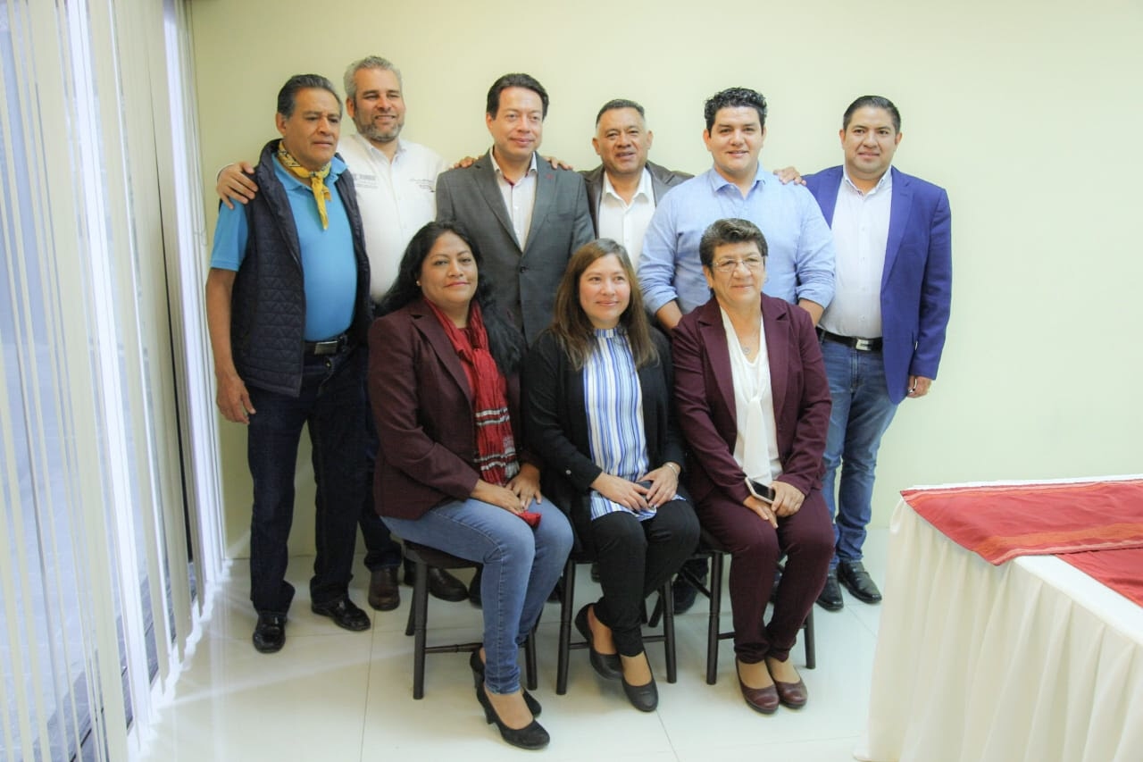 Diputados Locales de Morena con Mario Delgado