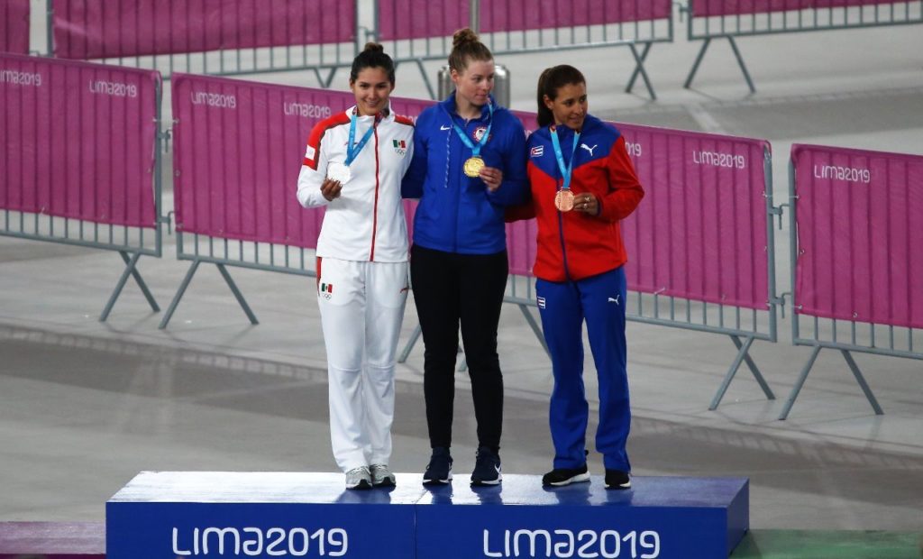 Plata para México en el Omnium femenil del ciclismo de pista