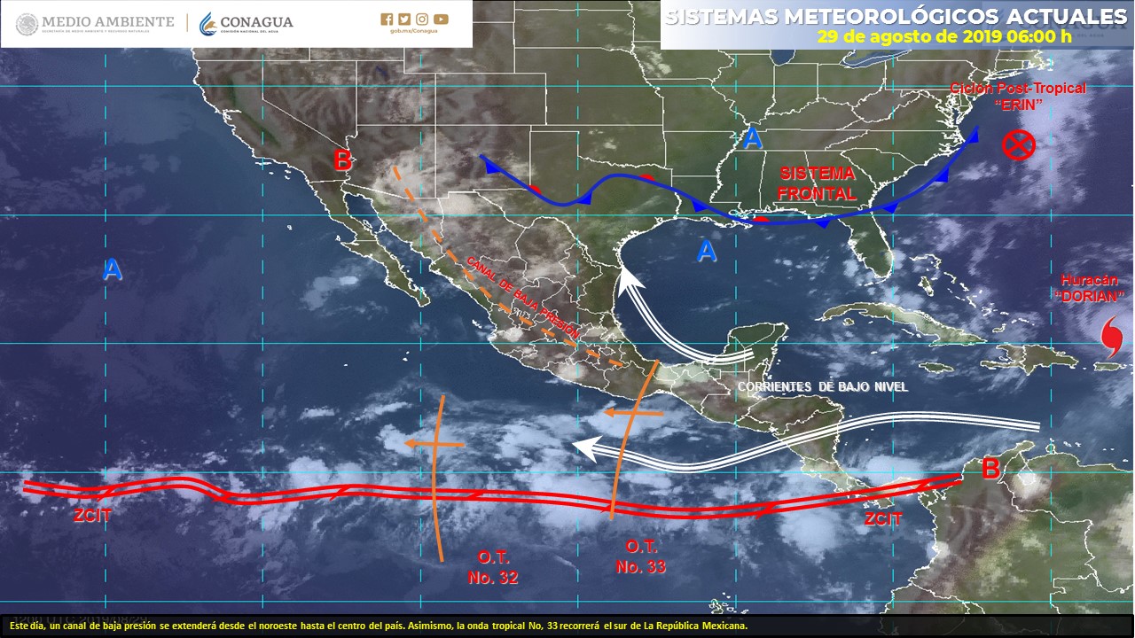 Clima para este jueves