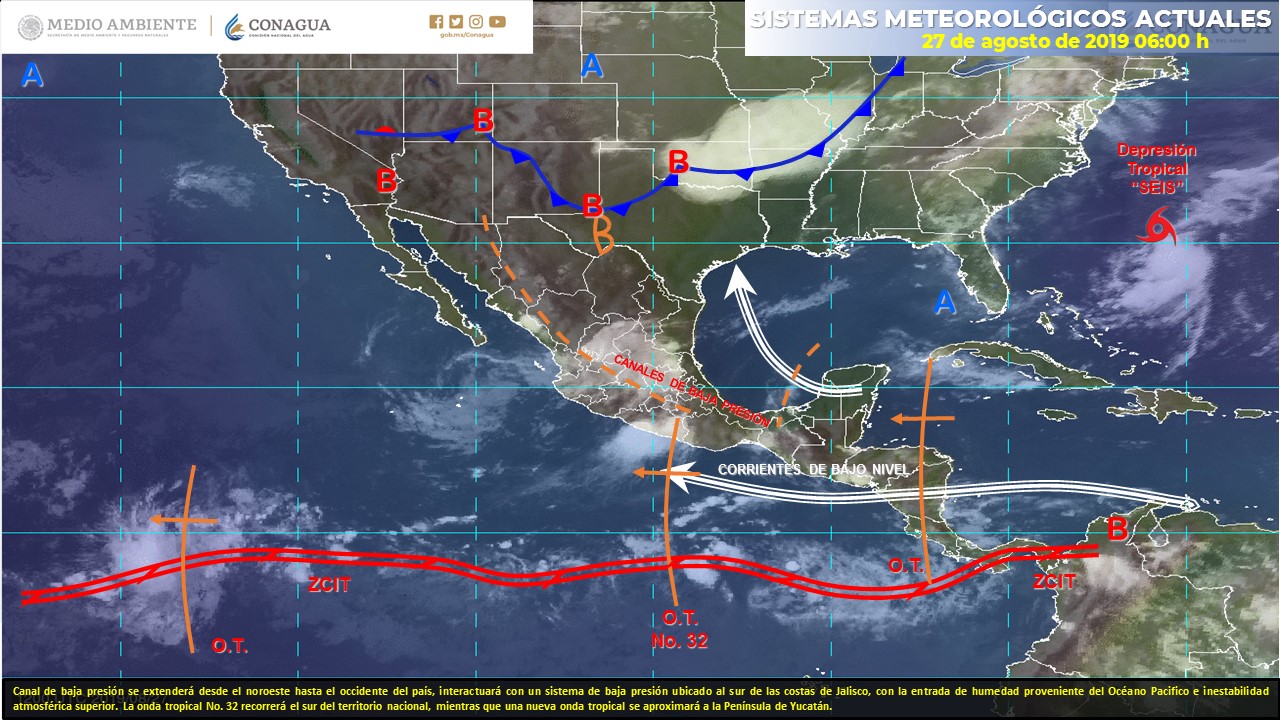 Estado del clima para hoy