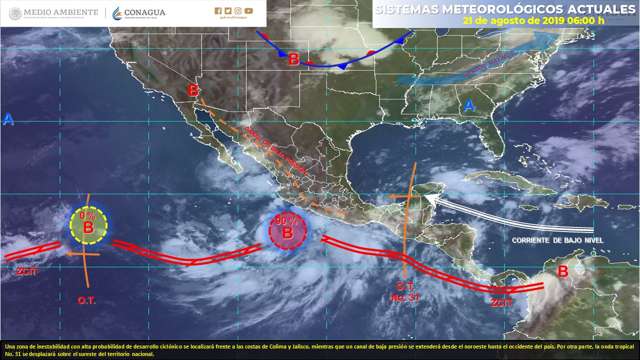 Pronóstico del clima para hoy