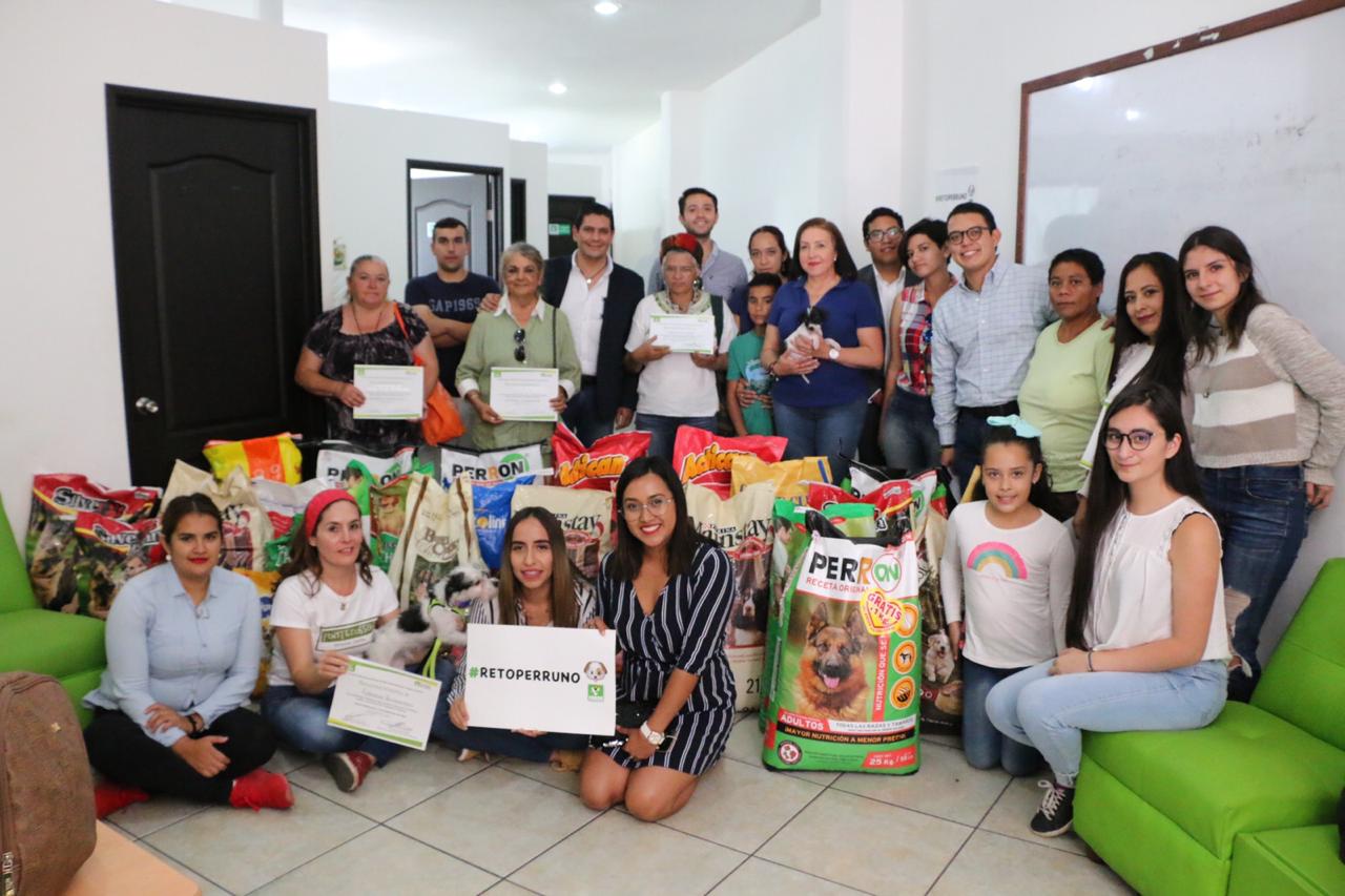 Cumple Partido Verde Michoacán con entrega de media tonelada de alimento para perros