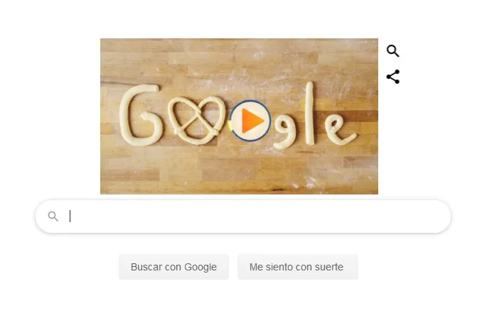 Google se convierte en pretzel