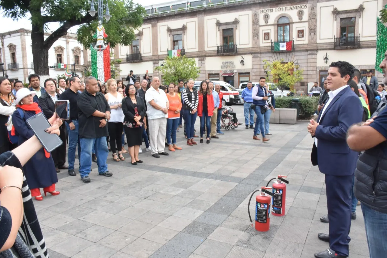 Realiza Congreso del Estado ejercicio de simulacro