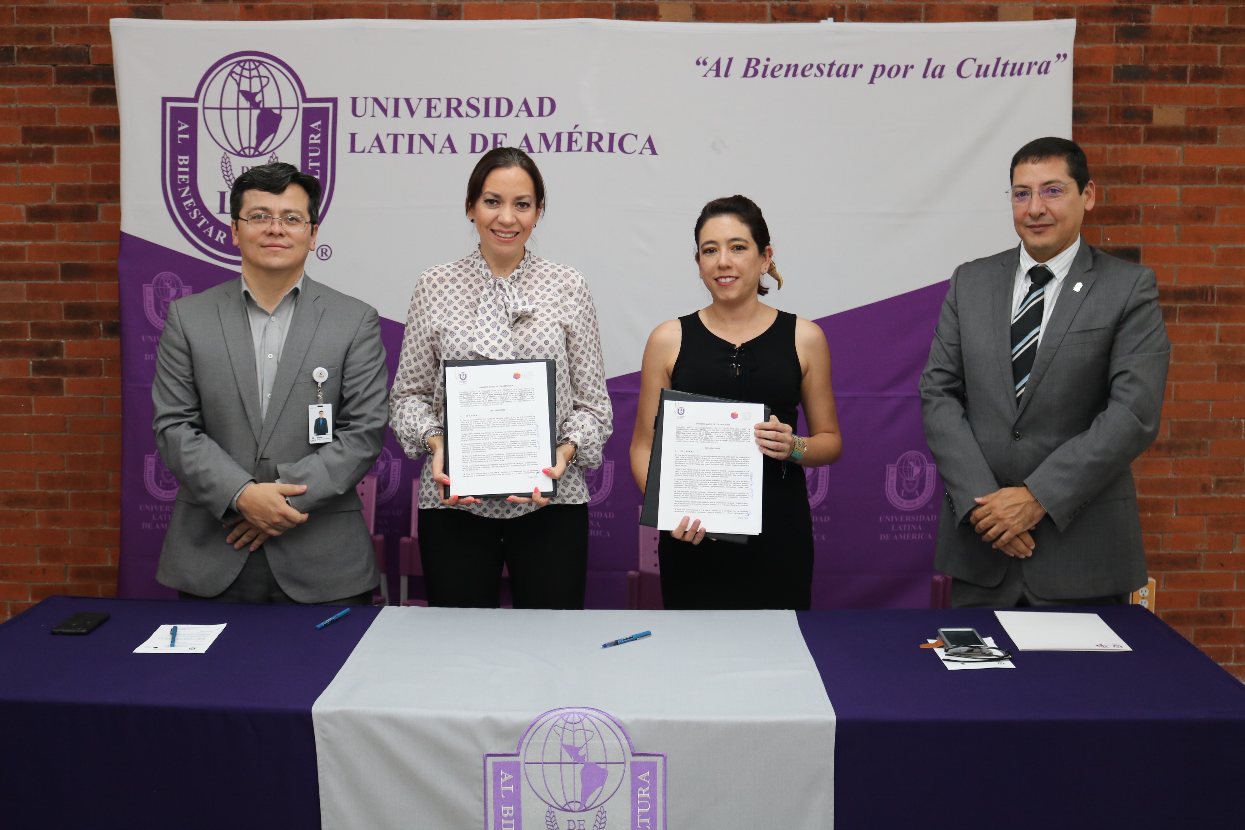 UNLA y Contenedor de Arte A.C firman convenio de colaboración