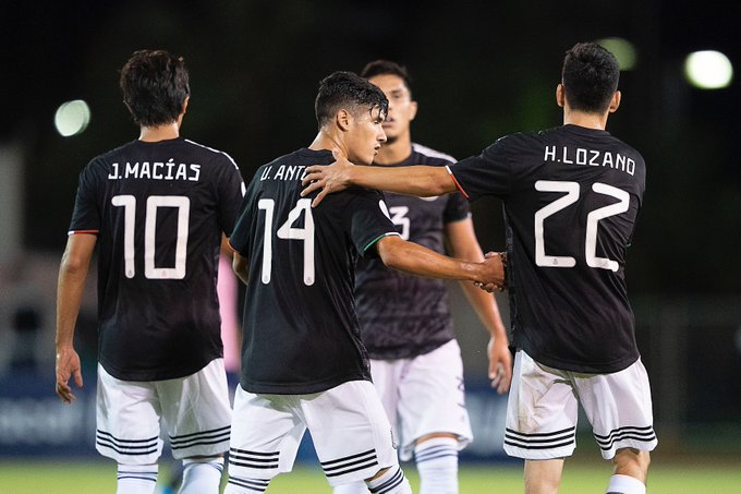 México golea en la Concacaf Nations League