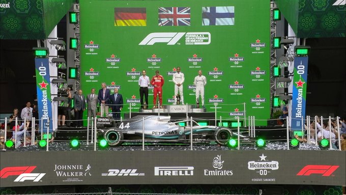 Lewis Hamilton monarca del Gran Premio de México