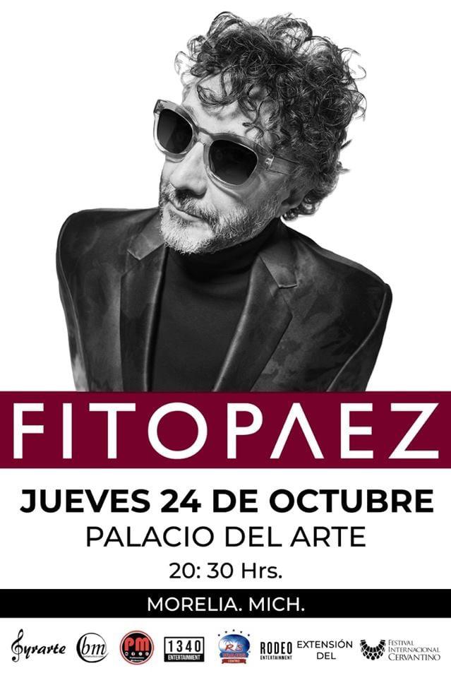 Fito Paez se presentará este jueves en Morelia