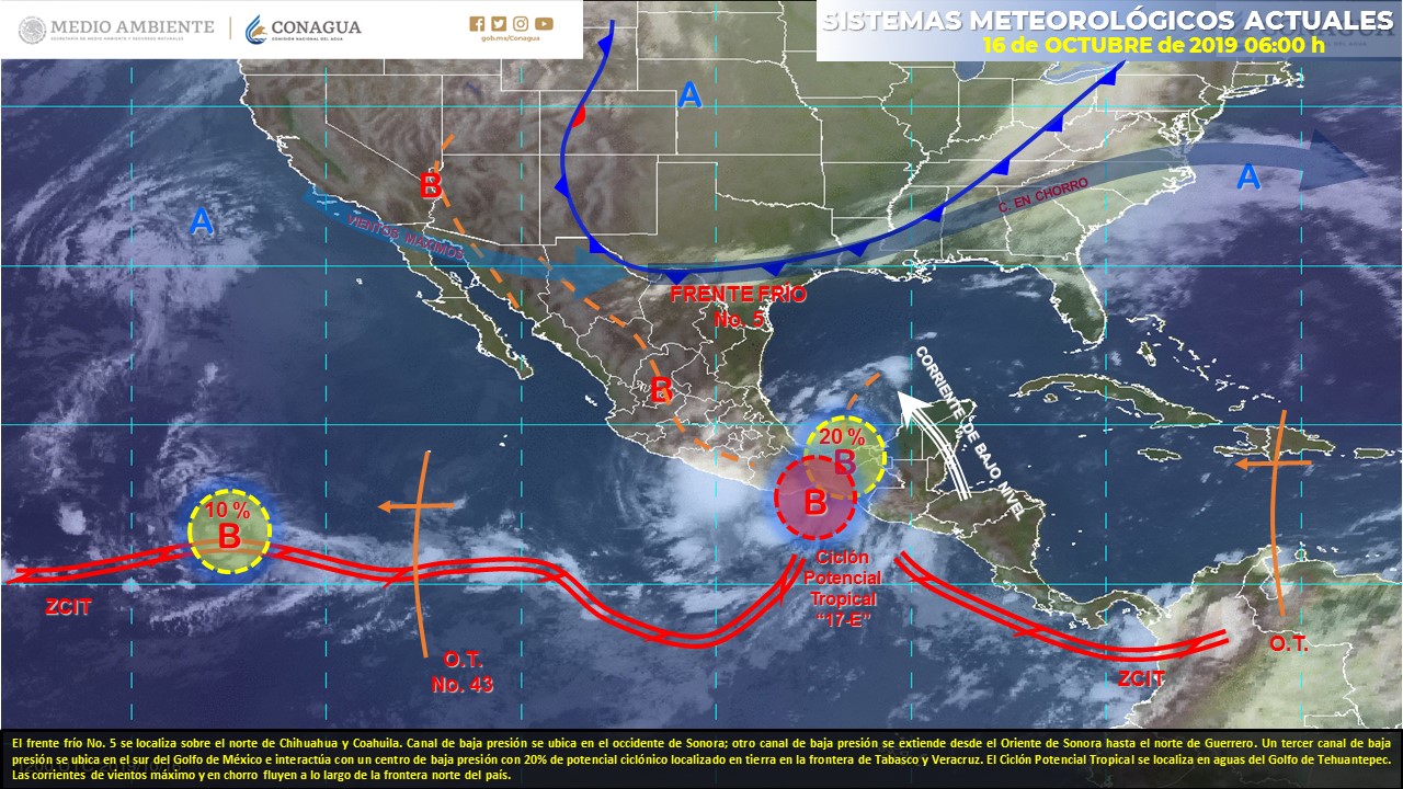 Pronóstico para hoy del clima