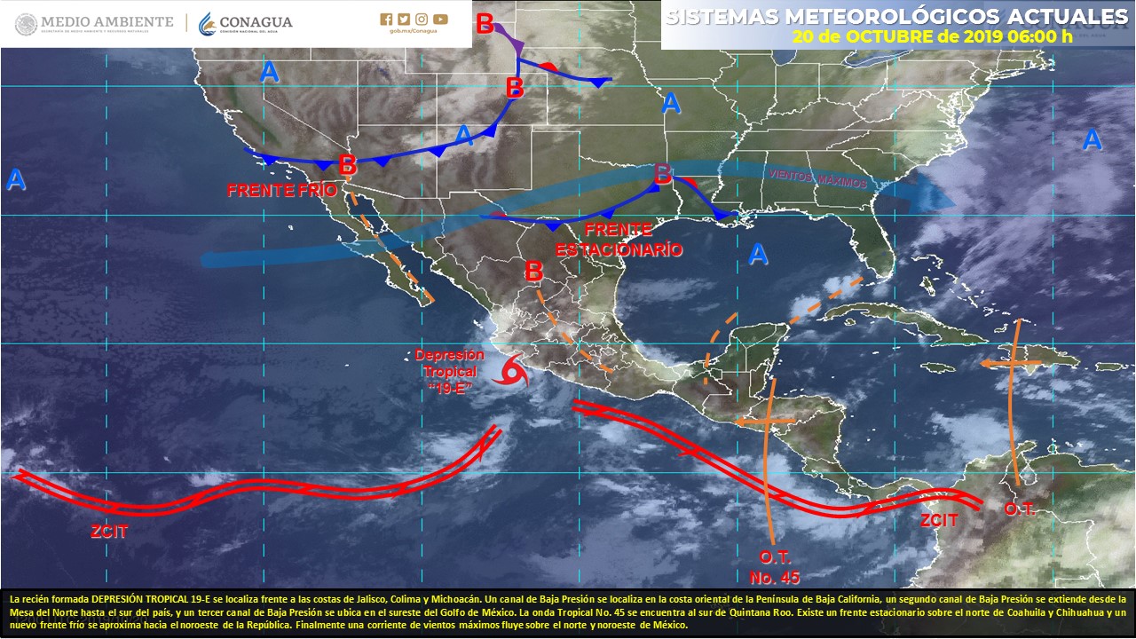 Reporte del clima para hoy