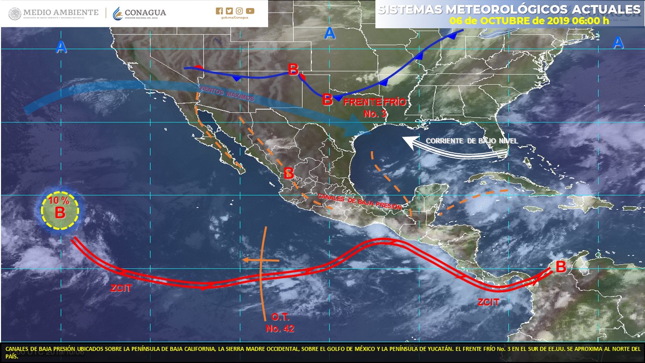 Estado del clima para hoy