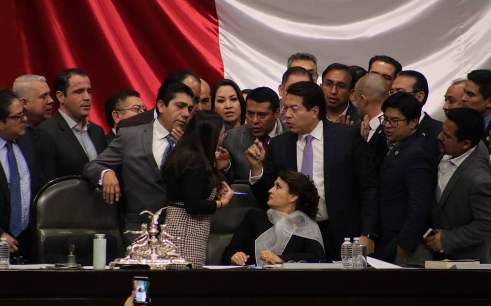 #Video Zafarrancho en la Cámara de Diputados