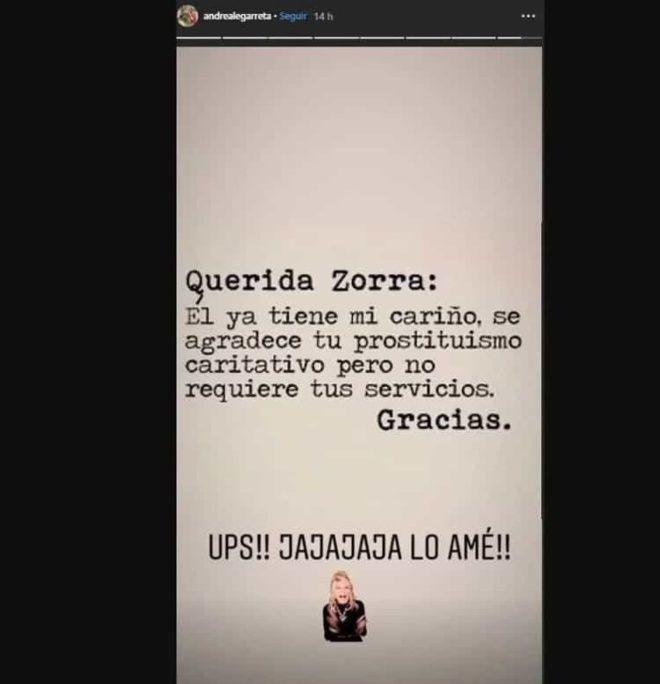 Andrea Legarreta manda fuerte mensaje