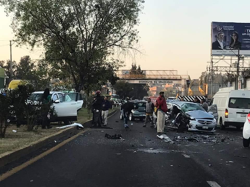 Reportan accidente en la salida a Salamanca