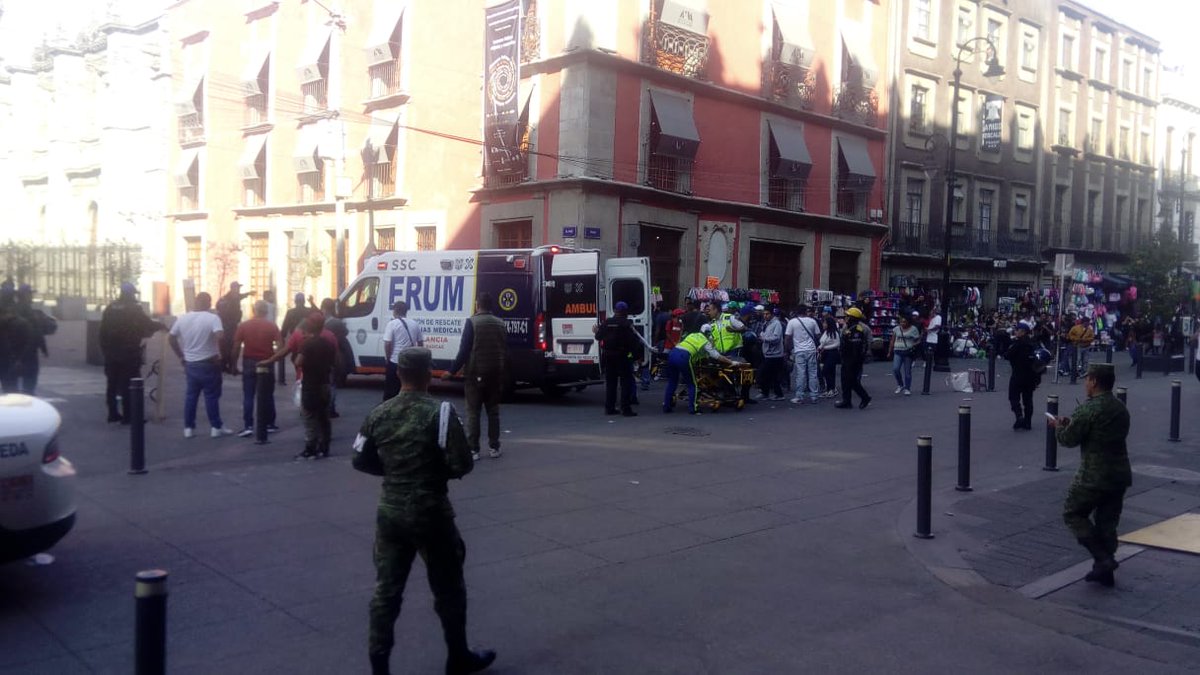 Al menos cinco heridos en balacera cerca de Palacio Nacional