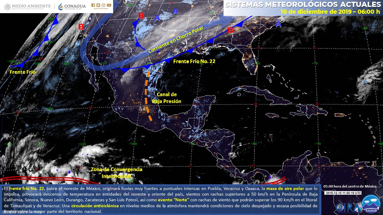 Clima para hoy martes