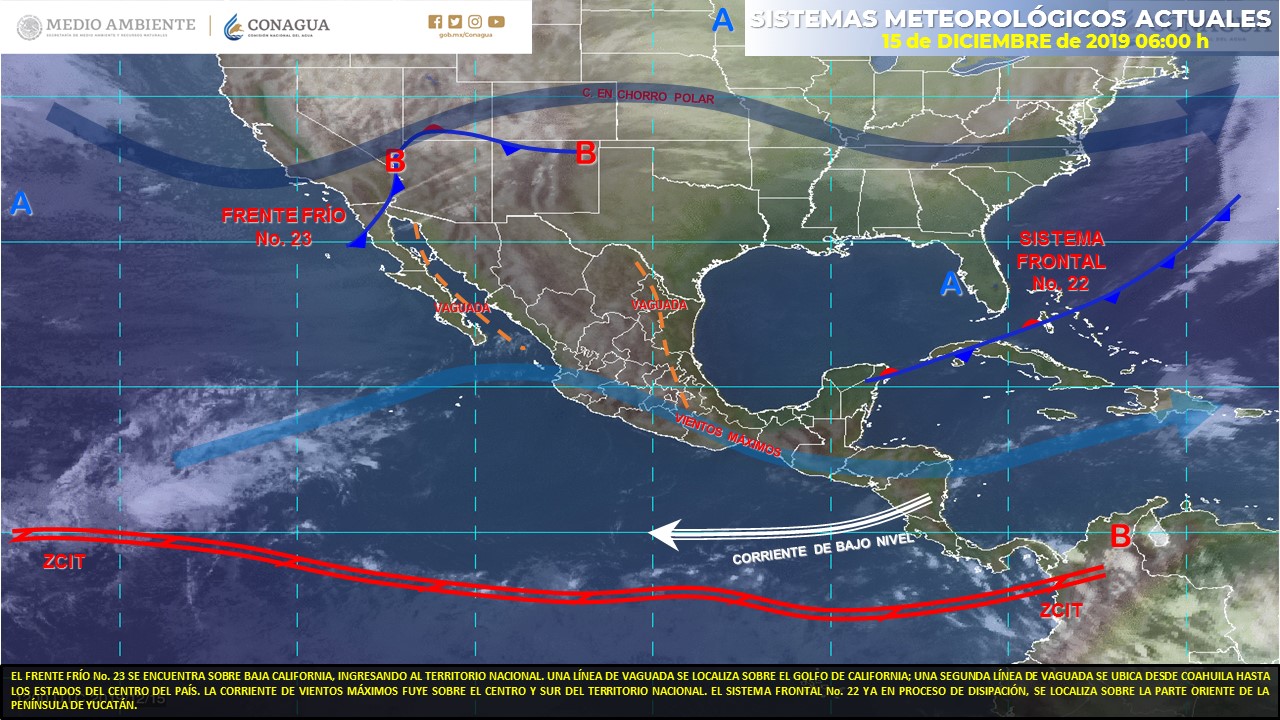 Clima para hoy domingo