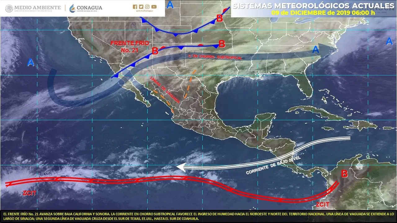 Estado del clima de este lunes