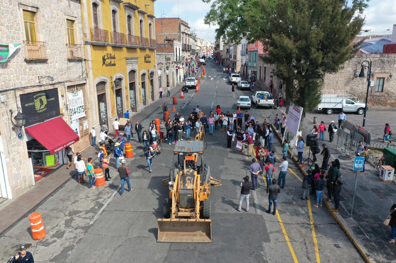 rehabilitación vialidades Morelia