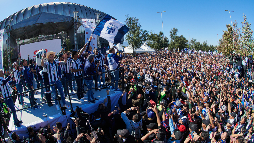 #Video Rayados festeja título ante afición