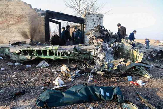 Se estrella avión de pasajeros de Ucrania en Irán