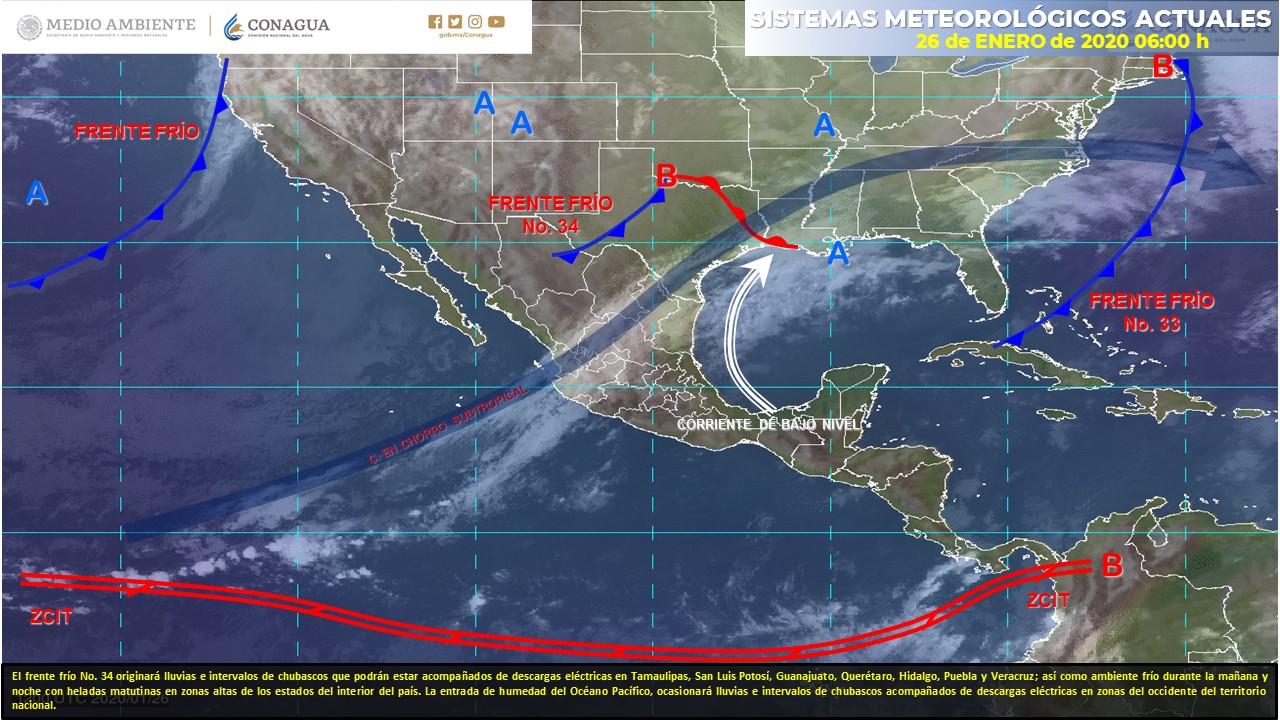 Clima para el día domingo