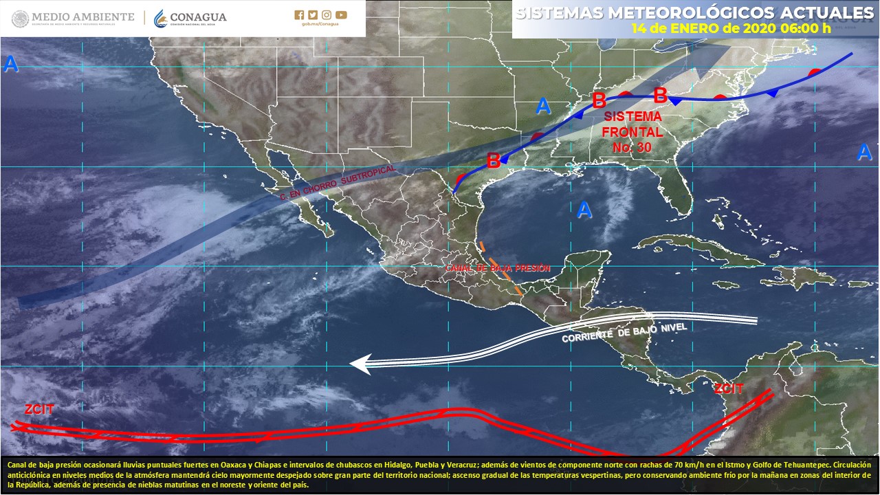 Meteorológico para el día de hoy