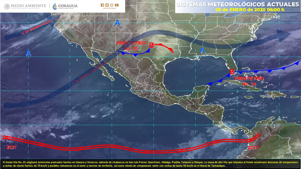 Clima para el martes