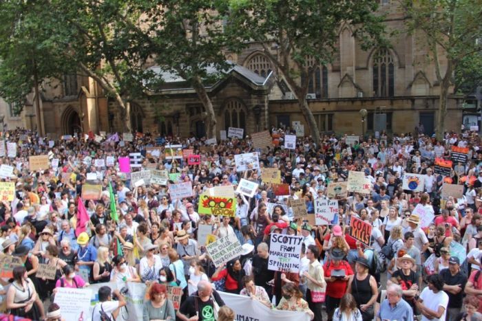 Manifestantes piden renuncia del Primer Ministro de Australia