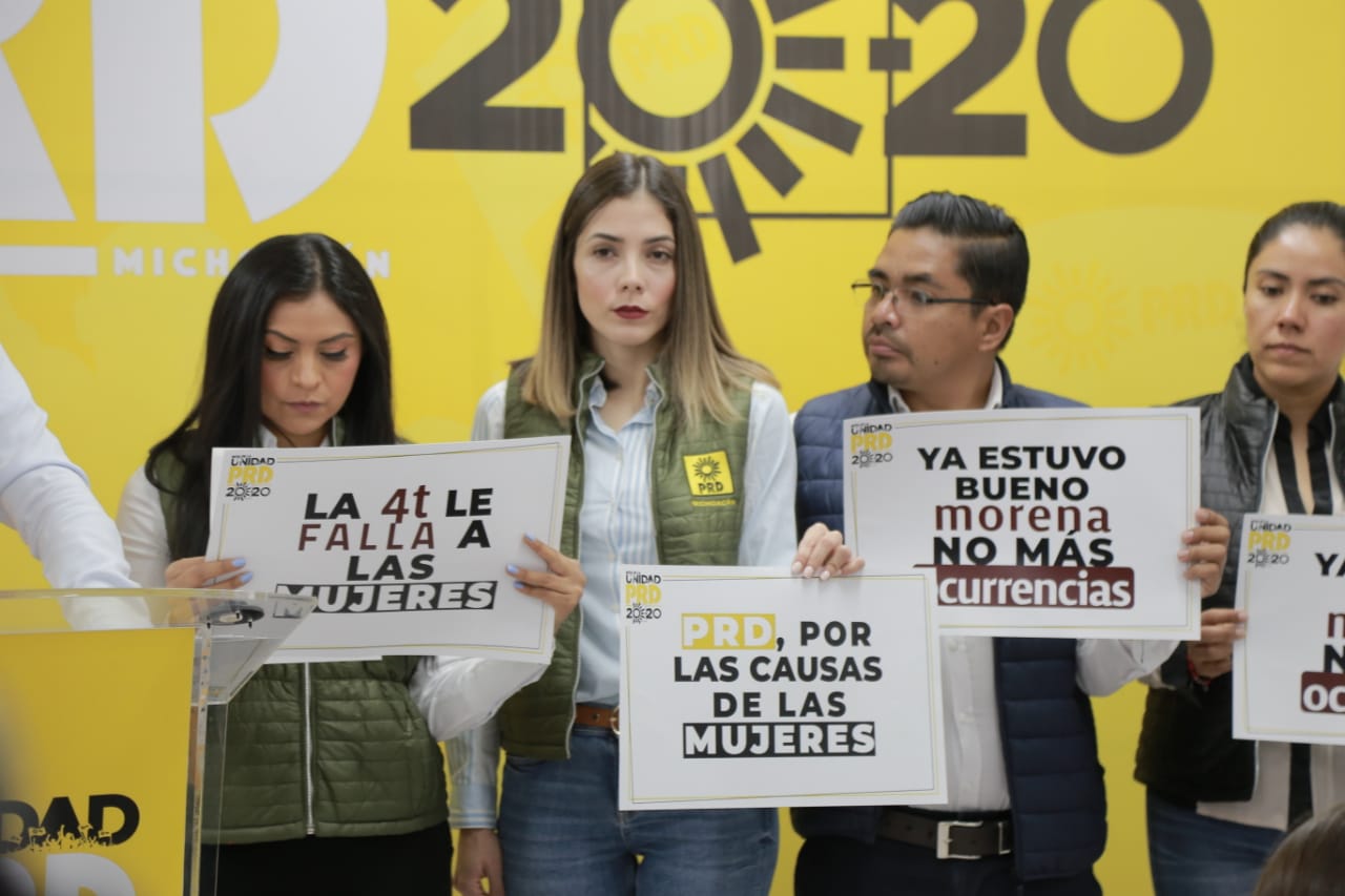 Mujeres del PRD libres; no necesitan permiso para manifestarse