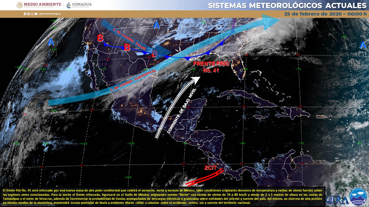 Clima para martes