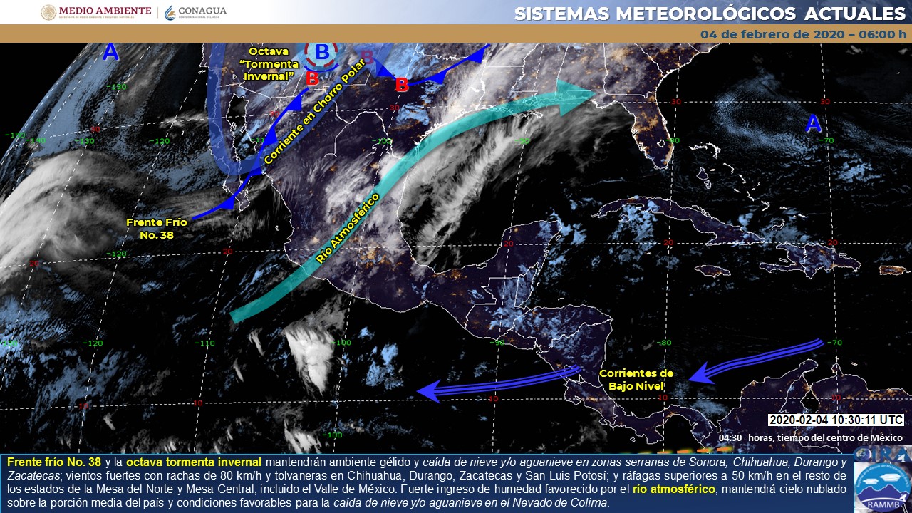 Estado del clima para hoy martes