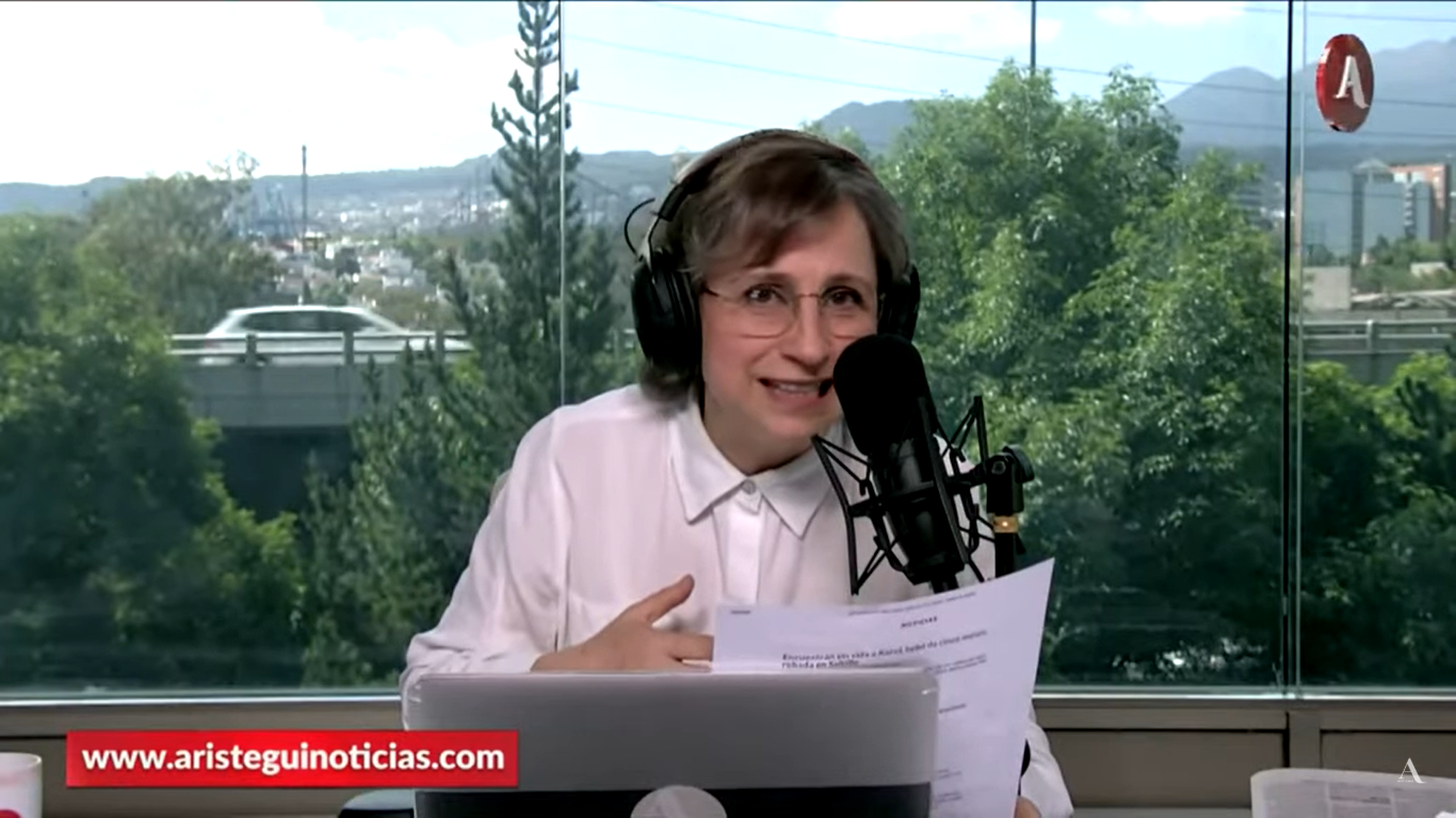 Presidente el paro feminista no es contra su gobierno: Aristegui