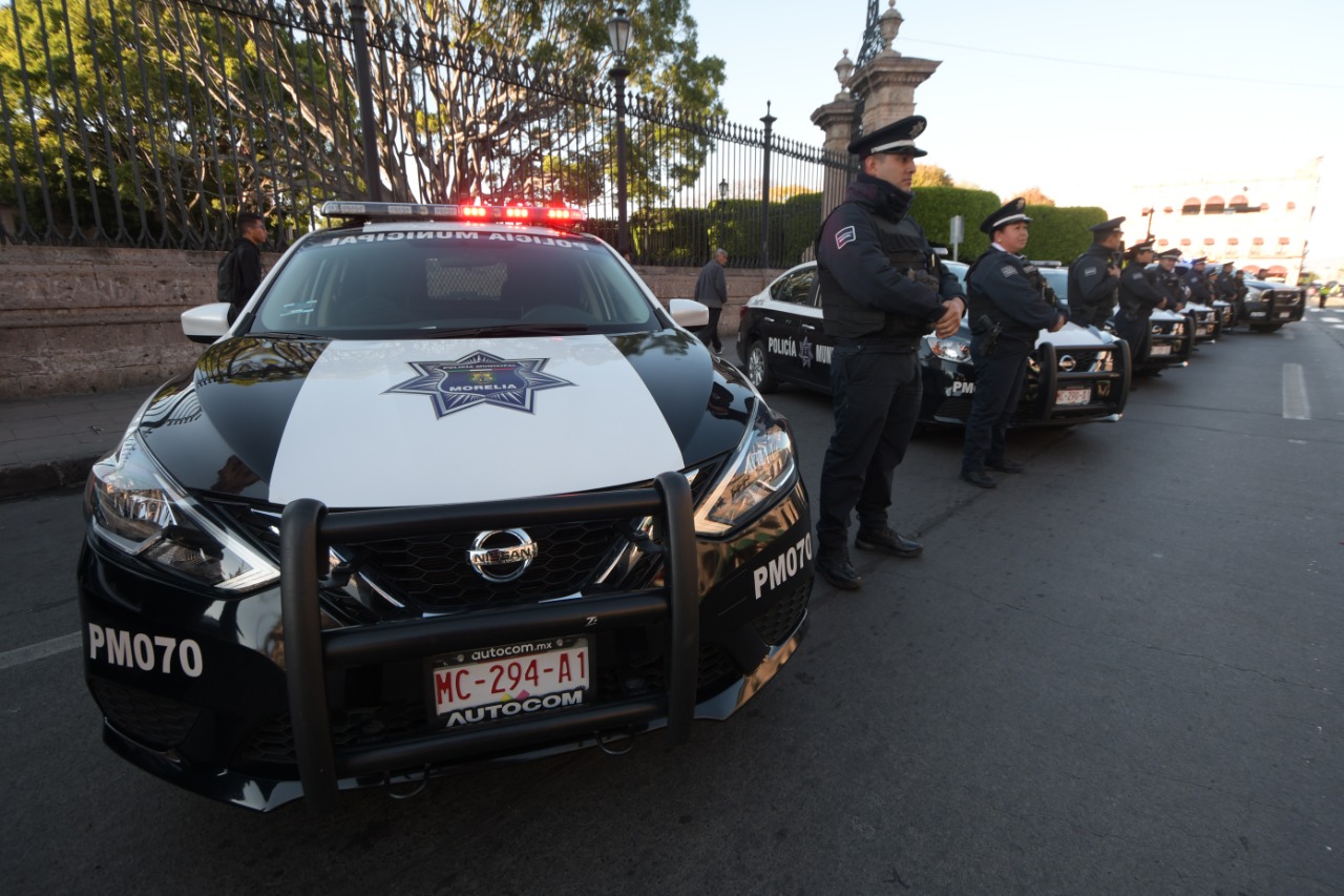 Mujer Policía Morelia herida