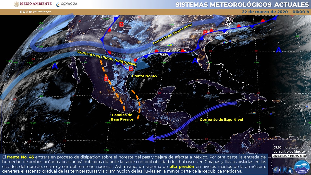 Clima para hoy domingo