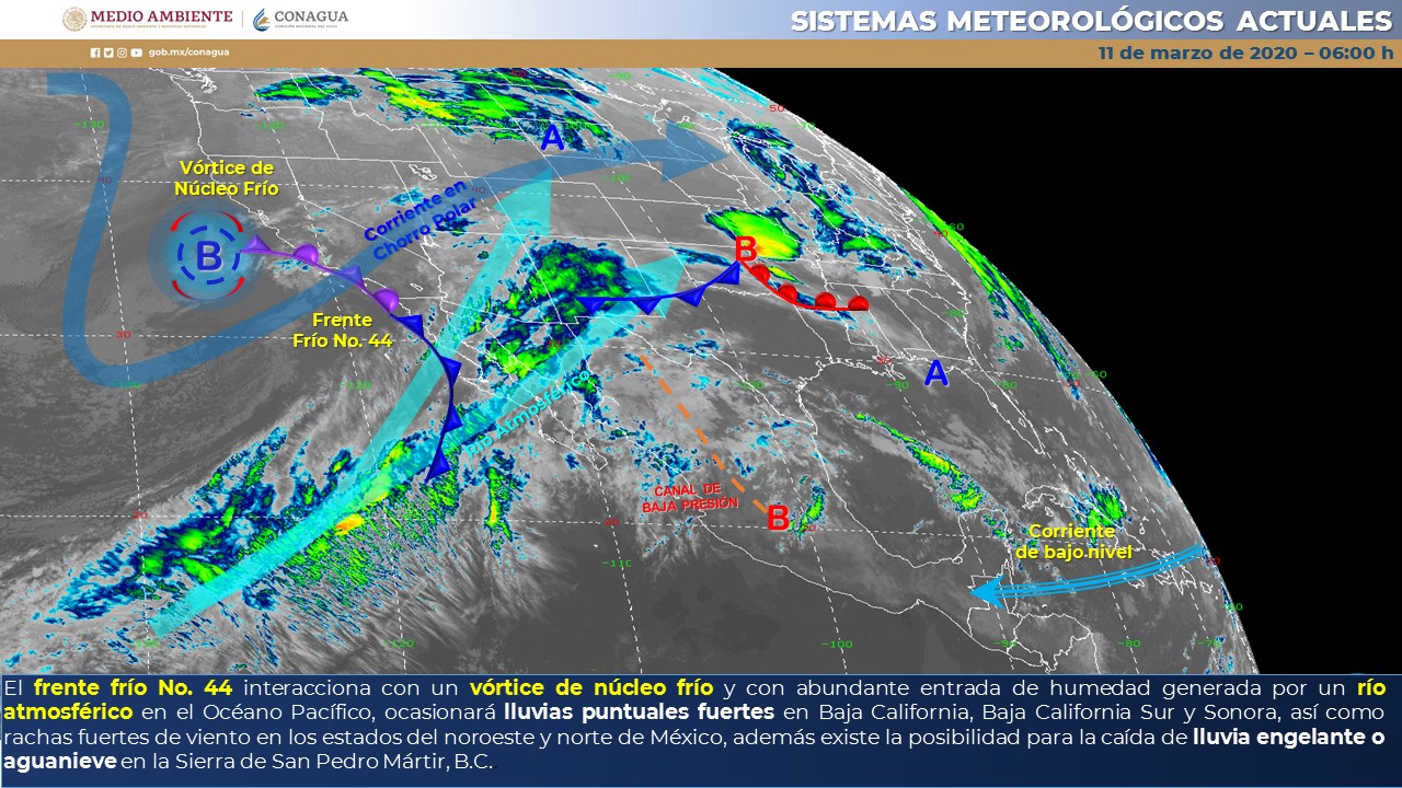 Reporte del clima para hoy miércoles