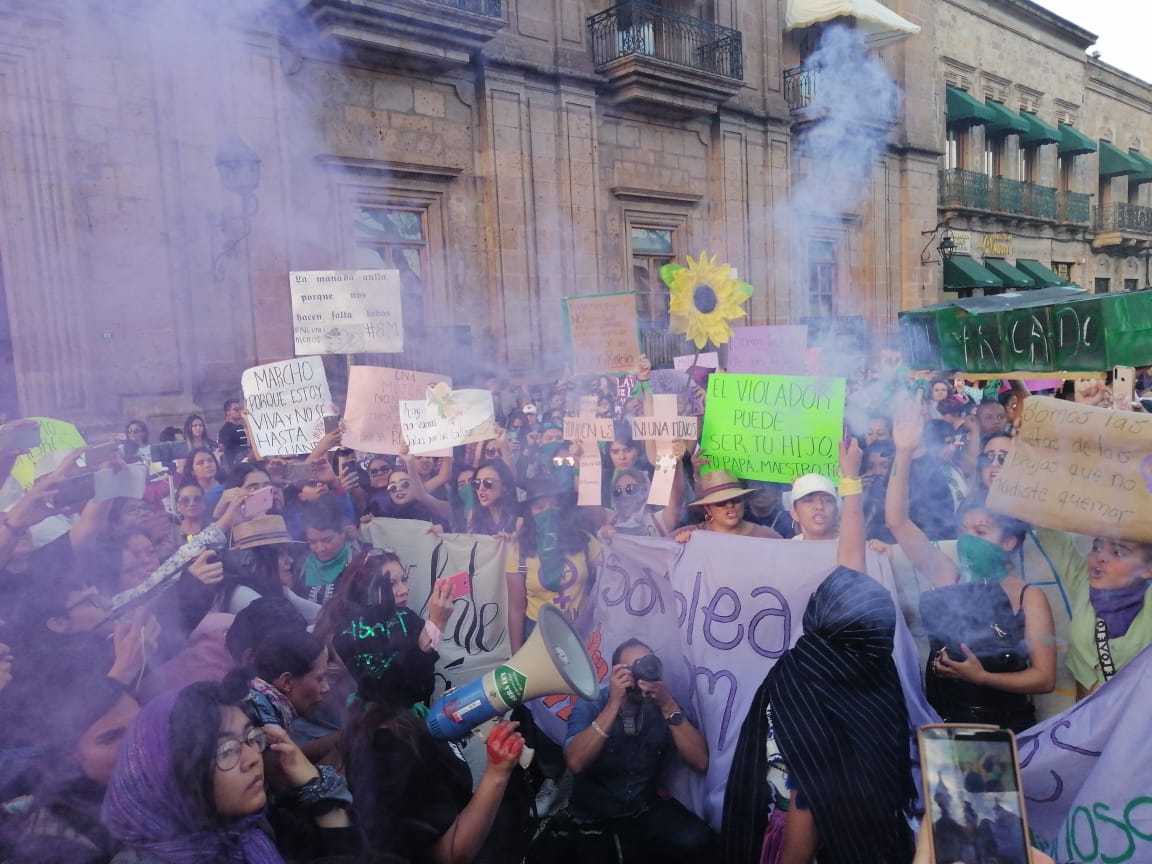 ¡Ni una muerta más!; exigen justicia en marcha conmemorativa