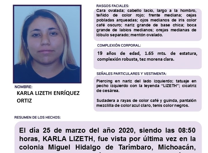 Activan Alerta Alba por Karla Lizet Enríquez Ortiz