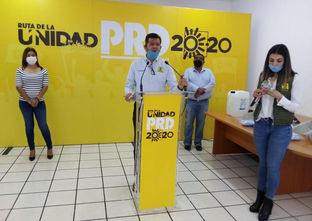 Ante Covid-19 federación se empeña en mantener proyectos electorales: PRD