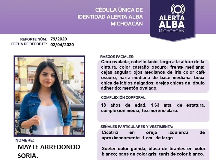 Activan Alerta Alba por Mayte Arredondo Soria