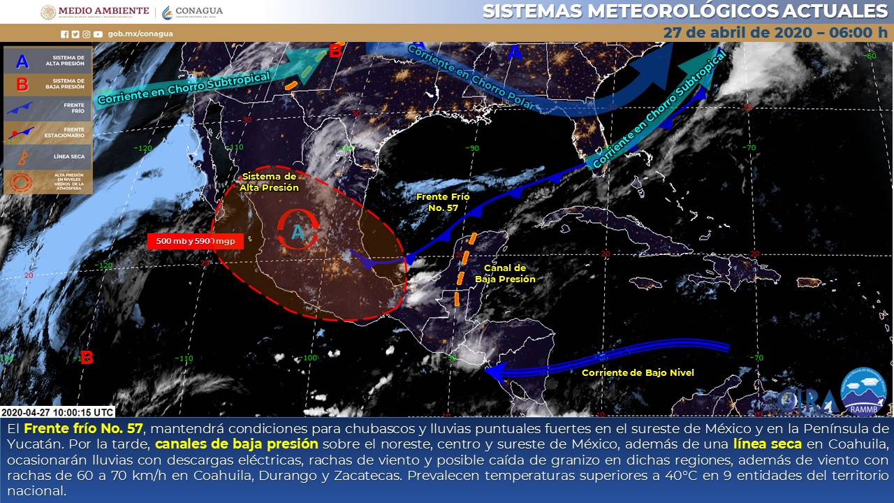 Meteorológico para hoy lunes