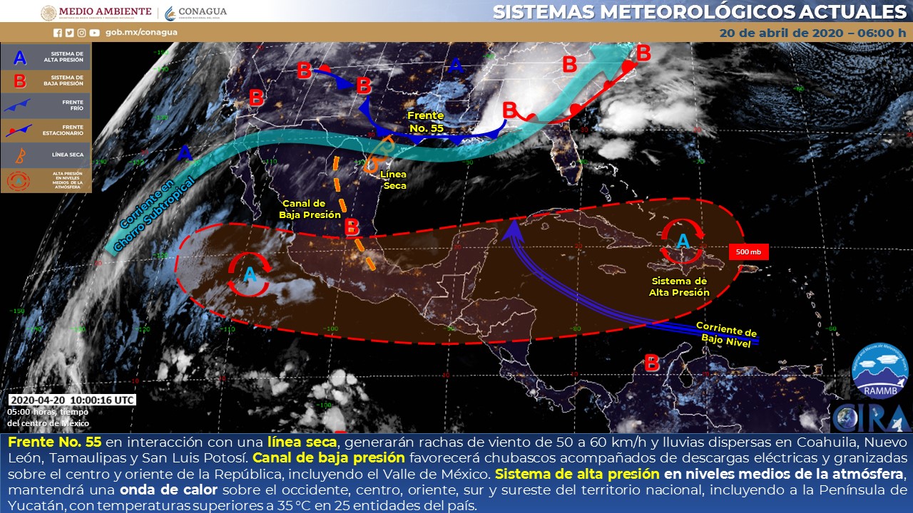 Clima para hoy lunes