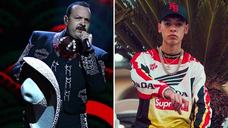 Pepe Aguilar se pelea con cantante de corridos tumbados