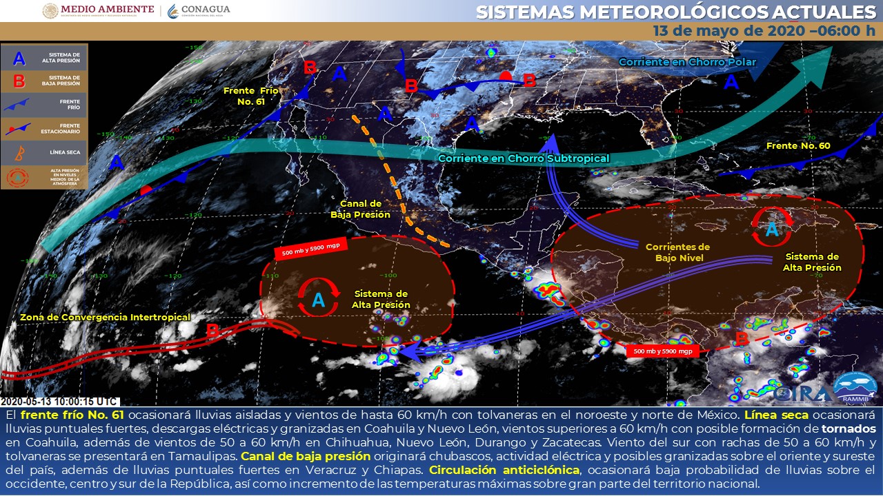 Estado del clima para hoy miércoles