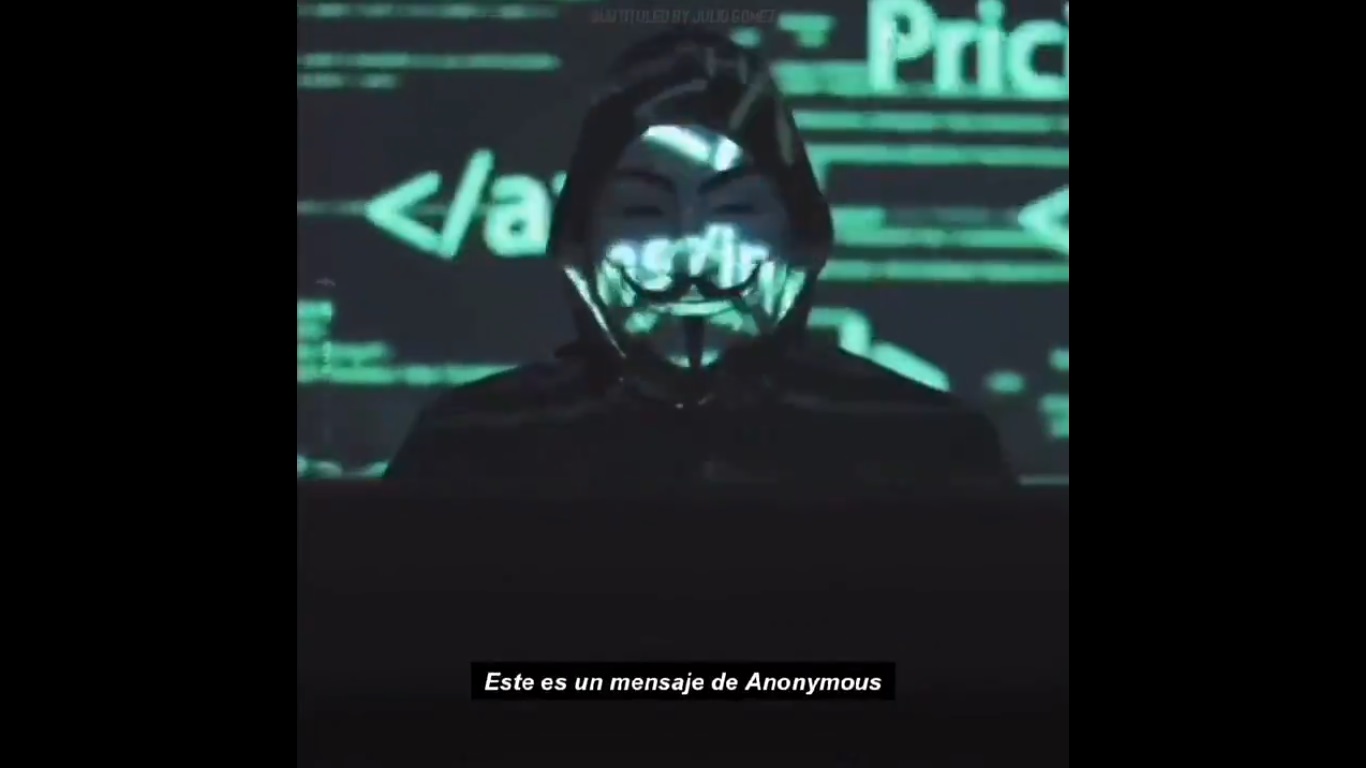 Anonymous amenaza a policías de EU