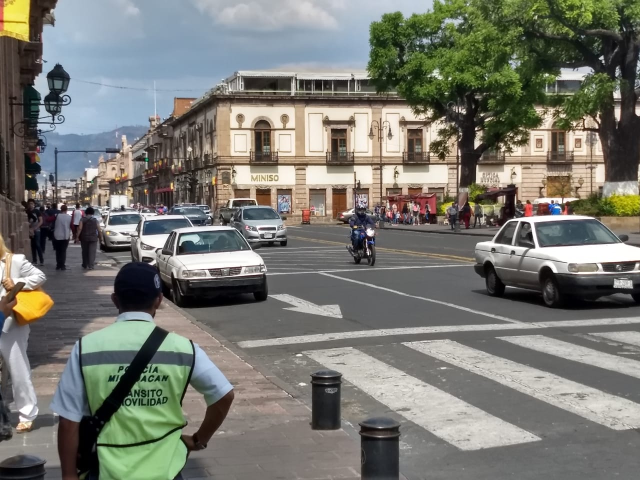 Movilidad en Morelia, continúa tan sólo con un 15% abajo