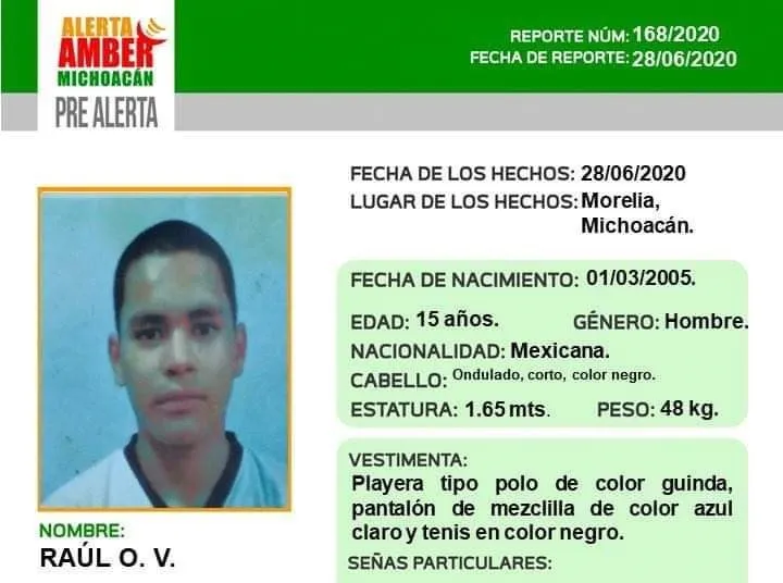 Activan Alerta Amber por Raúl O. V.