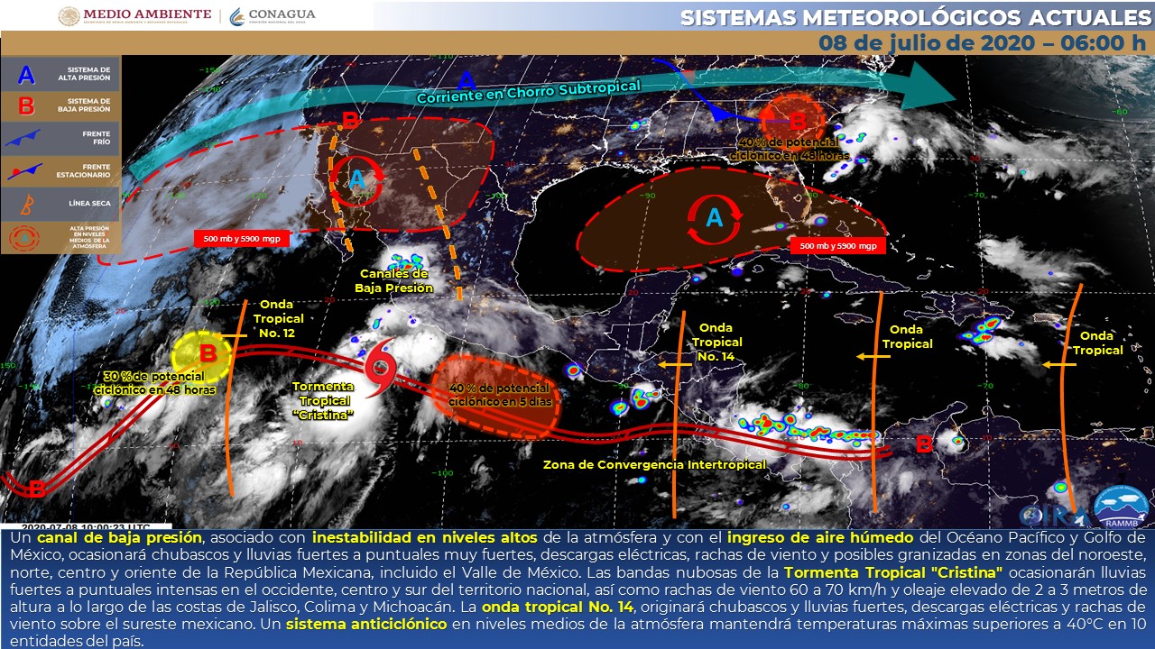 Pronóstico de hoy general del clima